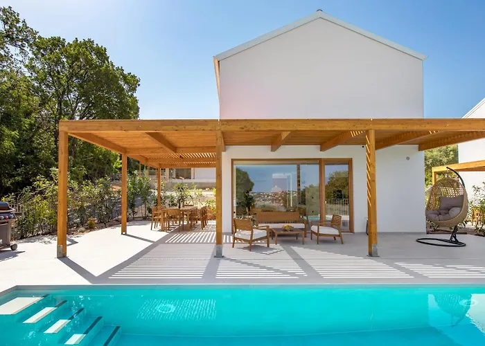 Villa 2 With Pool Soline, Krk, 280 M From Beach, By 4Villas