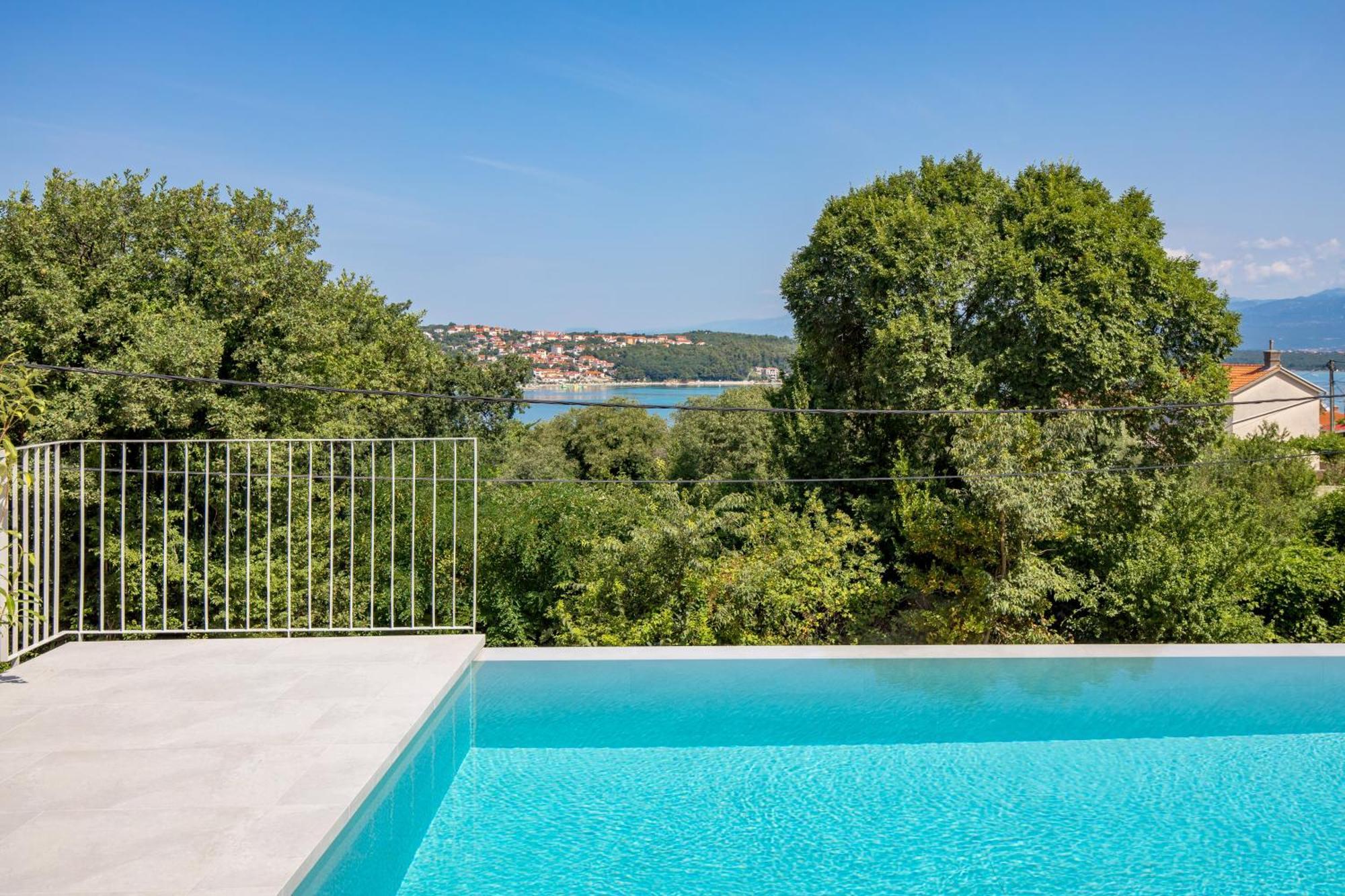 2 With Pool Soline, Krk, 280 M From Beach, By 4villas Villa